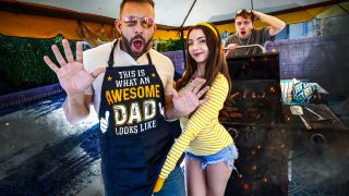 Serena Hill – “I’ll Drain Your Cock Before the BBQ” Serena Gets Marinated In Daddy’s White Sauce